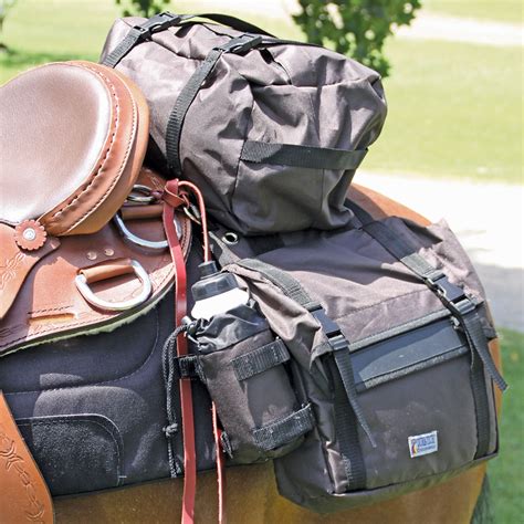 saddle bags for trail riding.